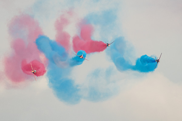 Red Arrows 10 Picture Board by David Martin