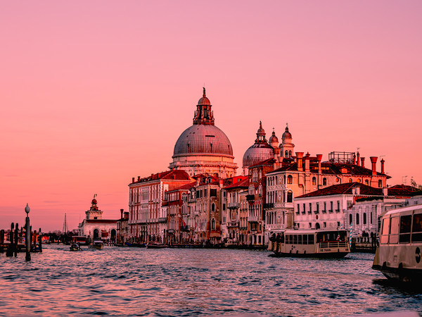 Venice in twilight  Picture Board by David Martin