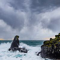 Buy canvas prints of The Rock, Lizard Point by David Martin