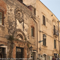 Buy canvas prints of Taormina architecture by Steven Plowman