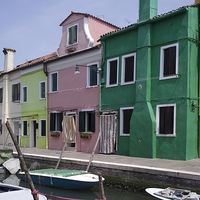 Buy canvas prints of  Colourful Burano by Steven Plowman