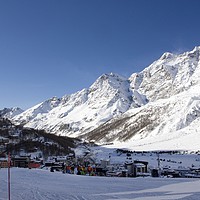 Buy canvas prints of Cervinia in the valley by Steven Plowman