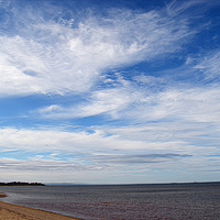 Buy canvas prints of Beach, Water, Sky by Hugh Fathers
