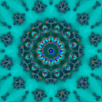 Buy canvas prints of Kaleidoscopic Fractal by Hugh Fathers