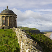 Buy canvas prints of Mussenden Temple on the North Coast of Ireland by Michael Harper