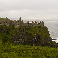 Buy canvas prints of The Ruins of the ancient Dunluce Castle  by Michael Harper
