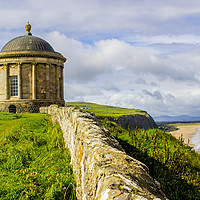 Buy canvas prints of Mussenden Temple on the North Coast of Ireland  by Michael Harper