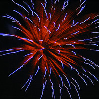 Buy canvas prints of Fireworks by Larry Stolle