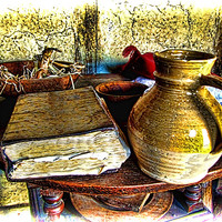 Buy canvas prints of Early Colonial Still Life by Mark Sellers