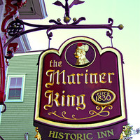 Buy canvas prints of The Mariner King Inn sign by Mark Sellers