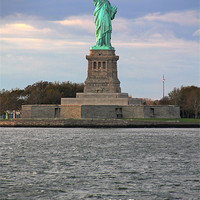 Buy canvas prints of Statue of Liberty by Sean Foreman