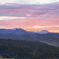 Buy canvas prints of Dramatic Dusk in Ronda by Sean Foreman
