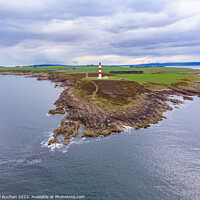 Buy canvas prints of Approaching Tarbat Ness Lighthouse by Bill Buchan
