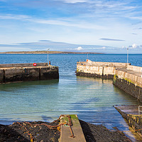 Buy canvas prints of Stroma From John O'Groats Harbour by Bill Buchan