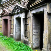 Buy canvas prints of Highgate Cemetery by david harding