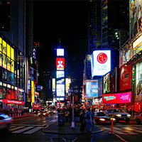 Buy canvas prints of Times Square by david harding