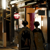 Buy canvas prints of  Kyoto Geisha Girls by david harding
