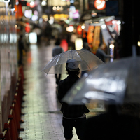 Buy canvas prints of  Tokyo Rain by david harding