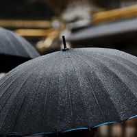 Buy canvas prints of  Japan Umbrellas by david harding