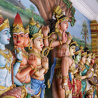 Buy canvas prints of Kuala Lumpur Sri Mahamariamman Temple by david harding