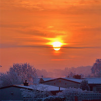 Buy canvas prints of Winter Sunrise by Laura McGlinn Photog