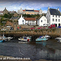 Buy canvas prints of Crail Harbour by Laura McGlinn Photog