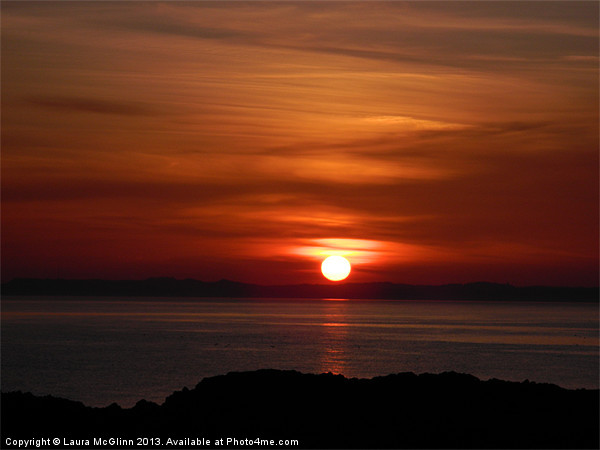 East Neuk Sunset Picture Board by Laura McGlinn Photog