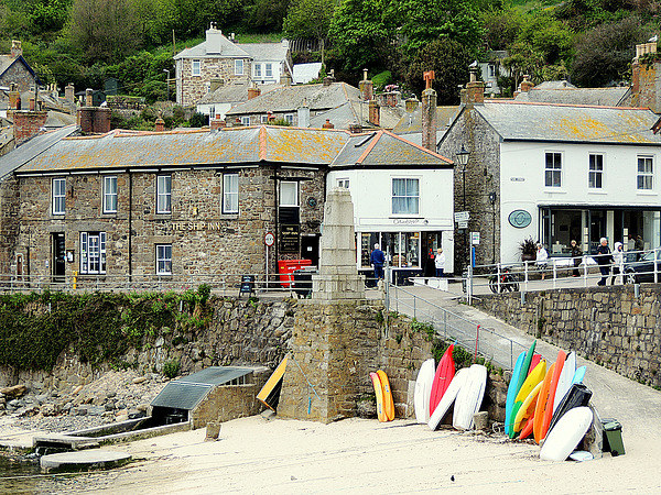  Surfing Mousehole Picture Board by Laura McGlinn Photog