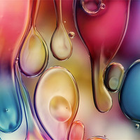 Buy canvas prints of Drips of Colour by Sharon Johnstone