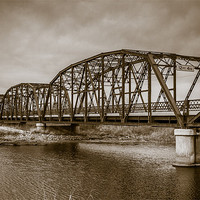 Buy canvas prints of Old Metal Bridge by Doug Long