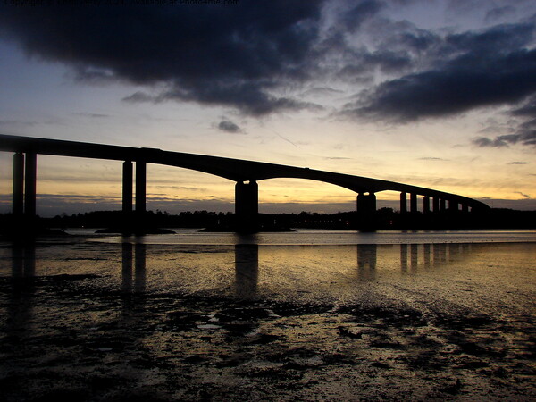 Orwell Bridge, Suffolk Picture Board by Chris Petty