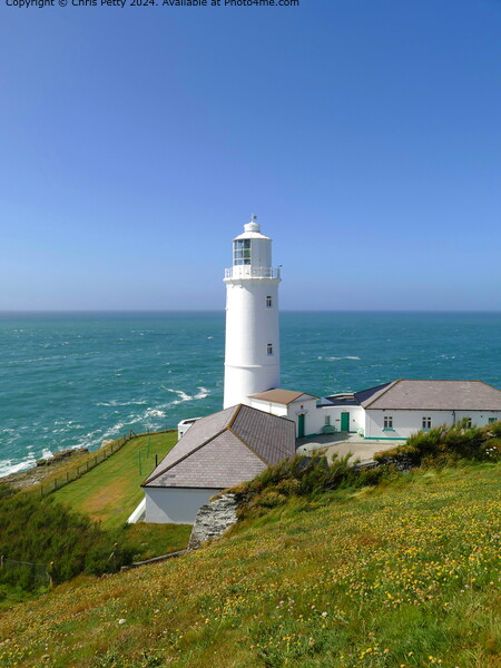 Trevose Head Lighthouse  Picture Board by Chris Petty
