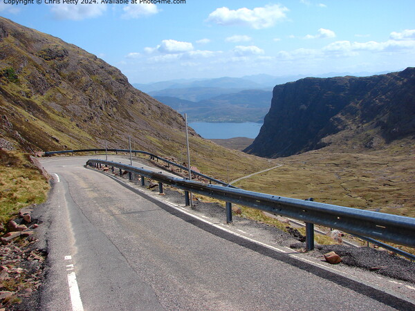 The Bealach na Ba (Pass of the Cattle) Picture Board by Chris Petty