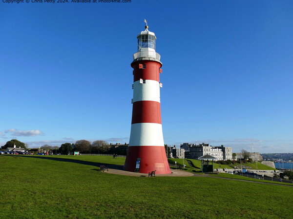 Smeaton's Tower, Plymouth Hoe Picture Board by Chris Petty