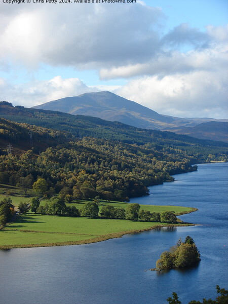 Queens View and Schiehallion Picture Board by Chris Petty
