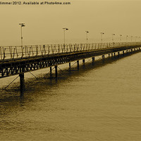 Buy canvas prints of Historic Hythe Pier in Hampshire by Gordon Dimmer