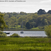 Buy canvas prints of Peaceful Beaulieu River in Hampshire by Gordon Dimmer