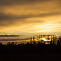 Buy canvas prints of Sunset from the A5 by Gordon Dimmer