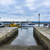 Buy canvas prints of The Public Slipway at Poole Quay by Gordon Dimmer
