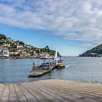 Buy canvas prints of The Dartmouth Ferry to Kingswear by Gordon Dimmer