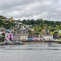 Buy canvas prints of The Village of Dittisham on the banks of the River by Gordon Dimmer
