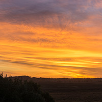 Buy canvas prints of Sunset from Ferny Crofts by Gordon Dimmer