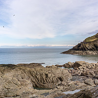 Buy canvas prints of A View of Capstone Cove from the Promenade. by Gordon Dimmer