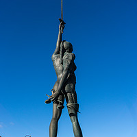 Buy canvas prints of Verity by Damien Hirst at Ilfracombe Harbour by Gordon Dimmer