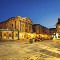 Buy canvas prints of By the Pump Rooms at Sunset by Paul Brewer