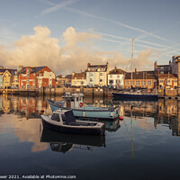 Buy canvas prints of Weymouth Harbour Boats by Paul Brewer