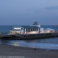 Buy canvas prints of Bournemouth Pier at night by Paul Brewer