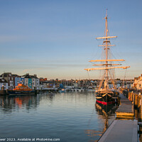 Buy canvas prints of TS Royalist in Weymouth Harbour by Paul Brewer