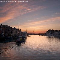 Buy canvas prints of Weymouth Harbour at Sunrise. by Paul Brewer