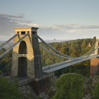 Buy canvas prints of  Balloons over Clifton Suspension Bridge  by Paul Brewer